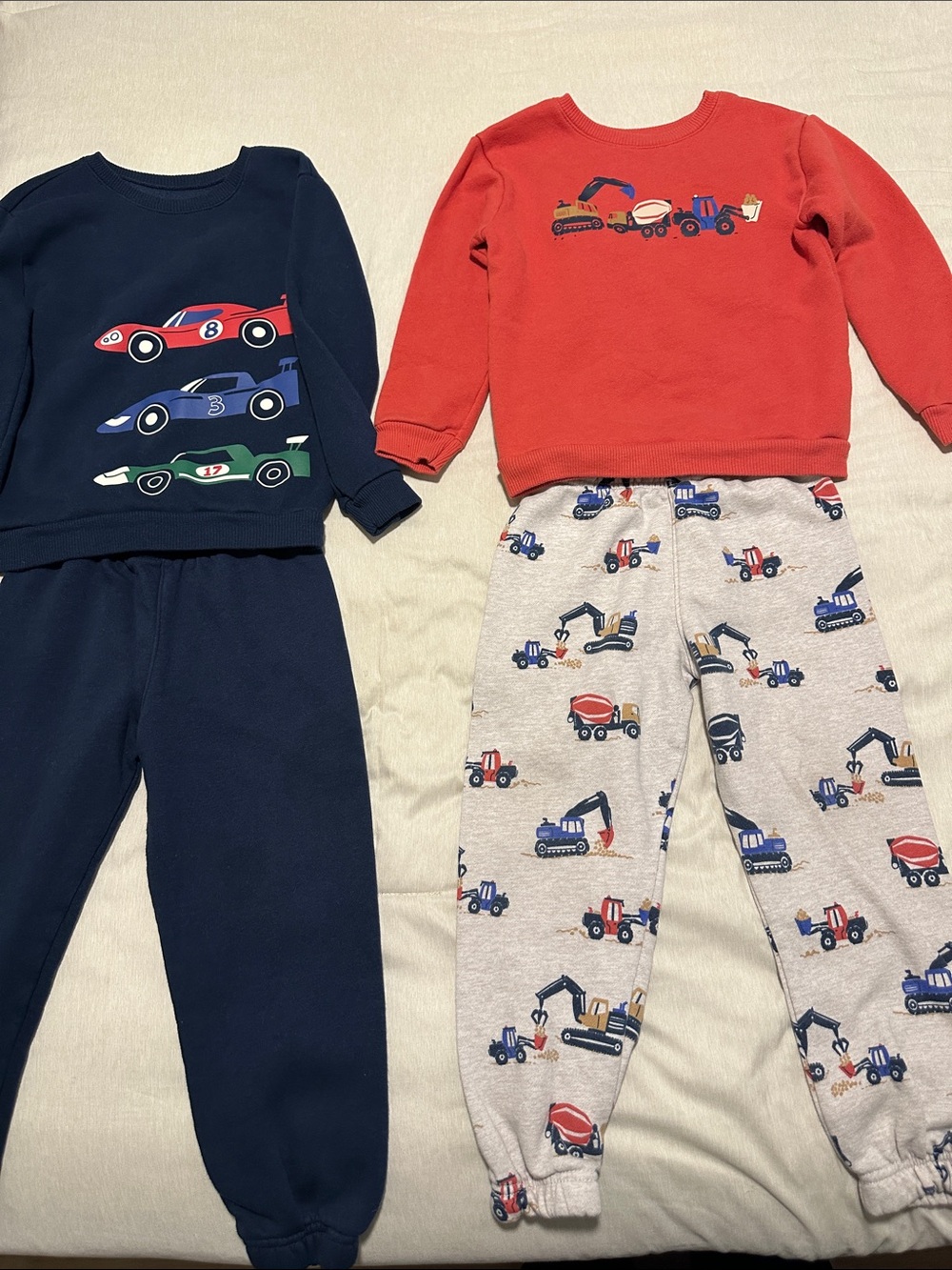 5t Toddler Boy Fleece Outfits Sets Sweatshirts & Sweatpants